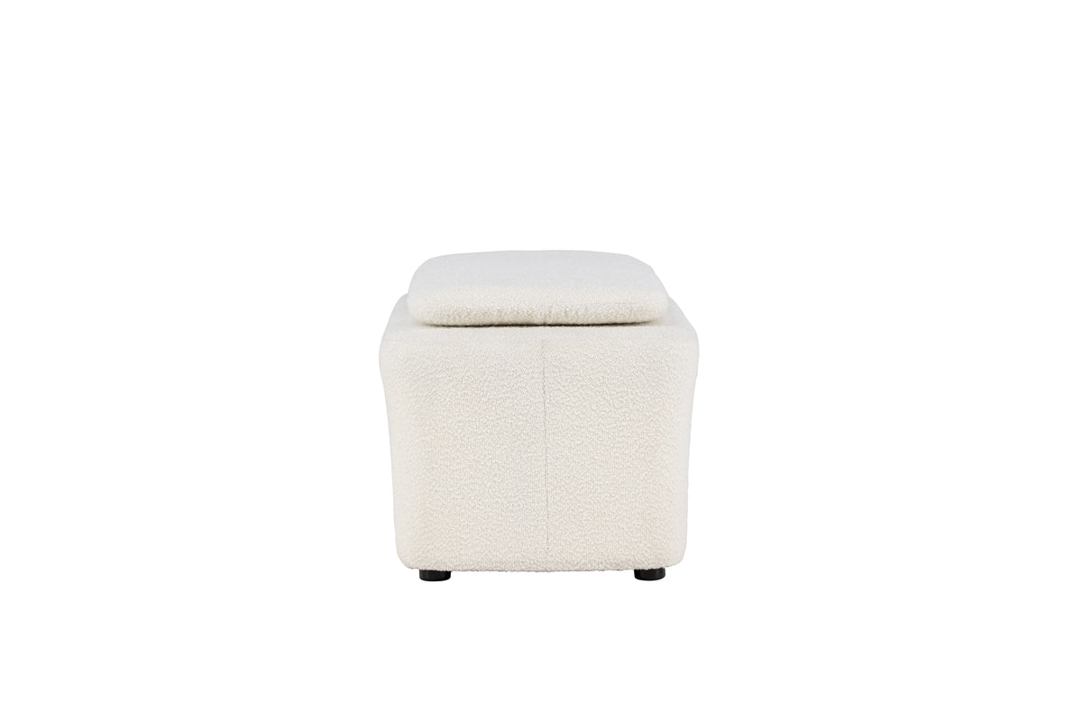 Laurel Ottoman 110 x 51 x 46,5 Vit
