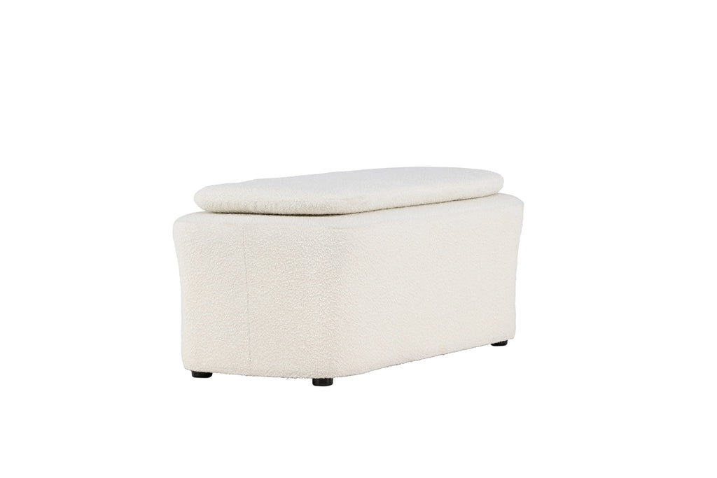 Laurel Ottoman 110 x 51 x 46,5 Vit