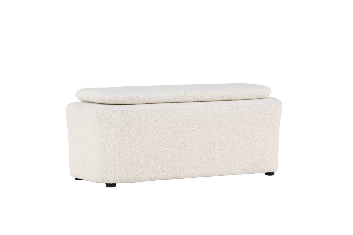 Laurel Ottoman 110 x 51 x 46,5 Vit
