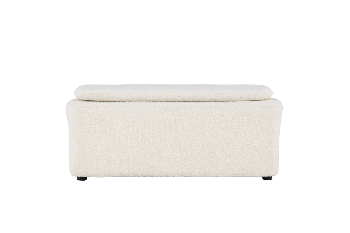 Laurel Ottoman 110 x 51 x 46,5 Vit