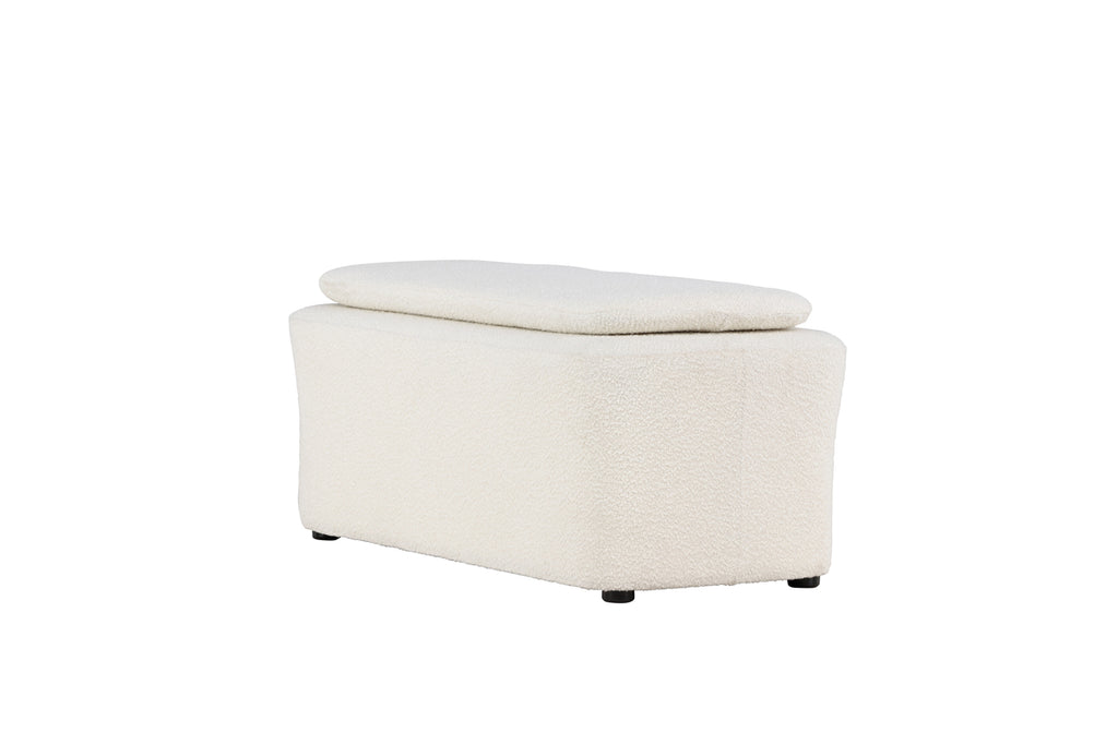 Laurel Ottoman 110 x 51 x 46,5 Vit