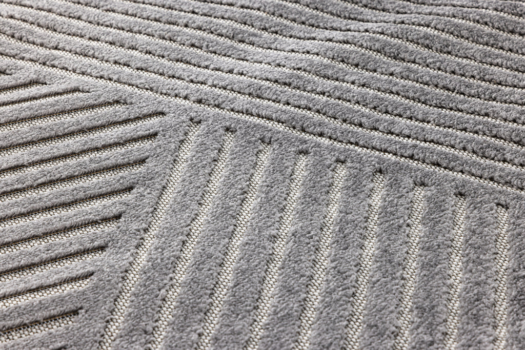 Aron Rektangulära Mattor 230 x 160 Grå