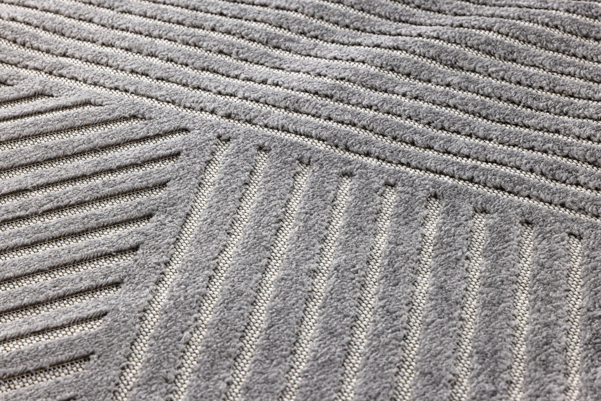 Aron Rektangulära Mattor 290 x 200 Grå