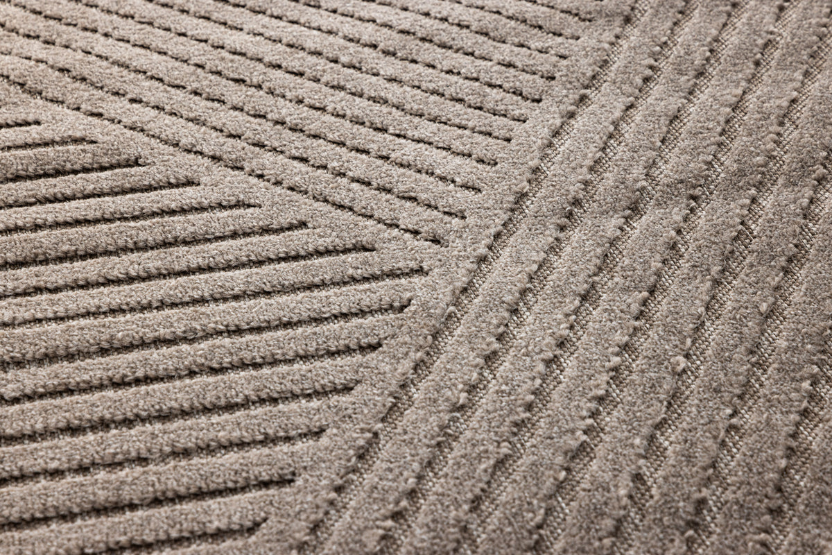 Aron Rektangulära Mattor 340 x 240 Brun