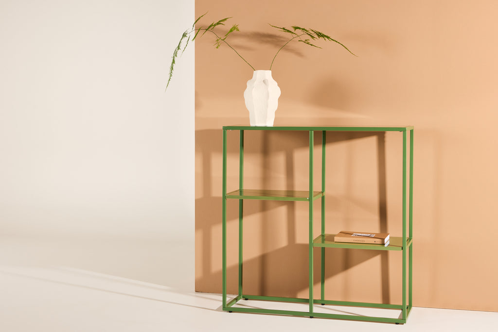 Staal Hyllor 80x 26 x 80 Grön