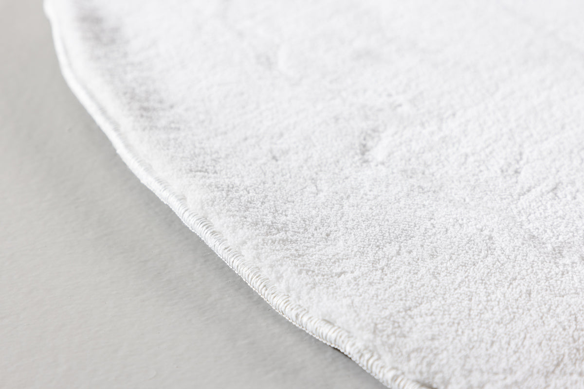 Nixie Runda Mattor ⌀200 Vit