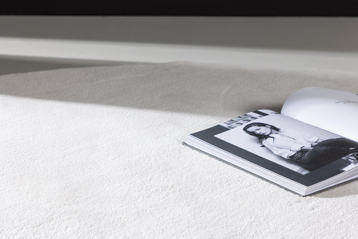 Nixie Runda Mattor ⌀200 Vit