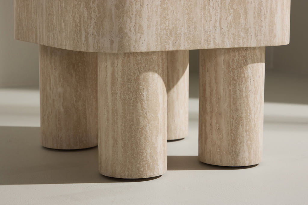 Klirou Sidobord 40 x 40 Beige