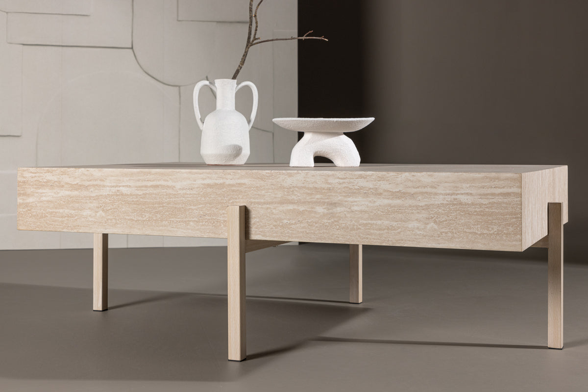 Vadholmen Soffbord 126 x 82 Vitputsad