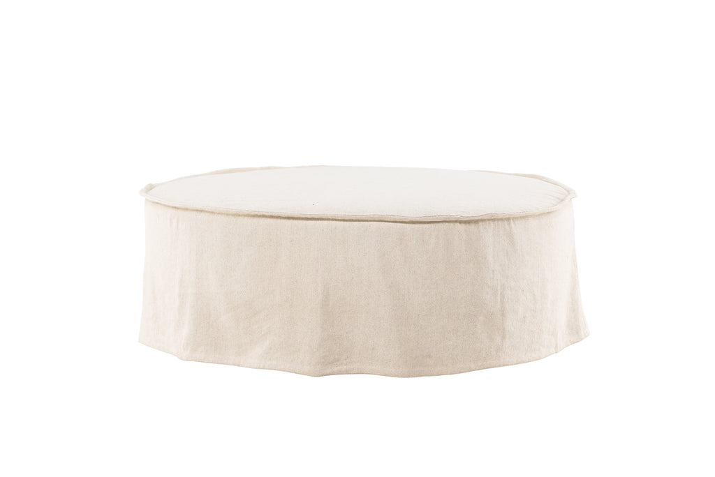 Vindö Ottoman ⌀101 ⌀101 Beige