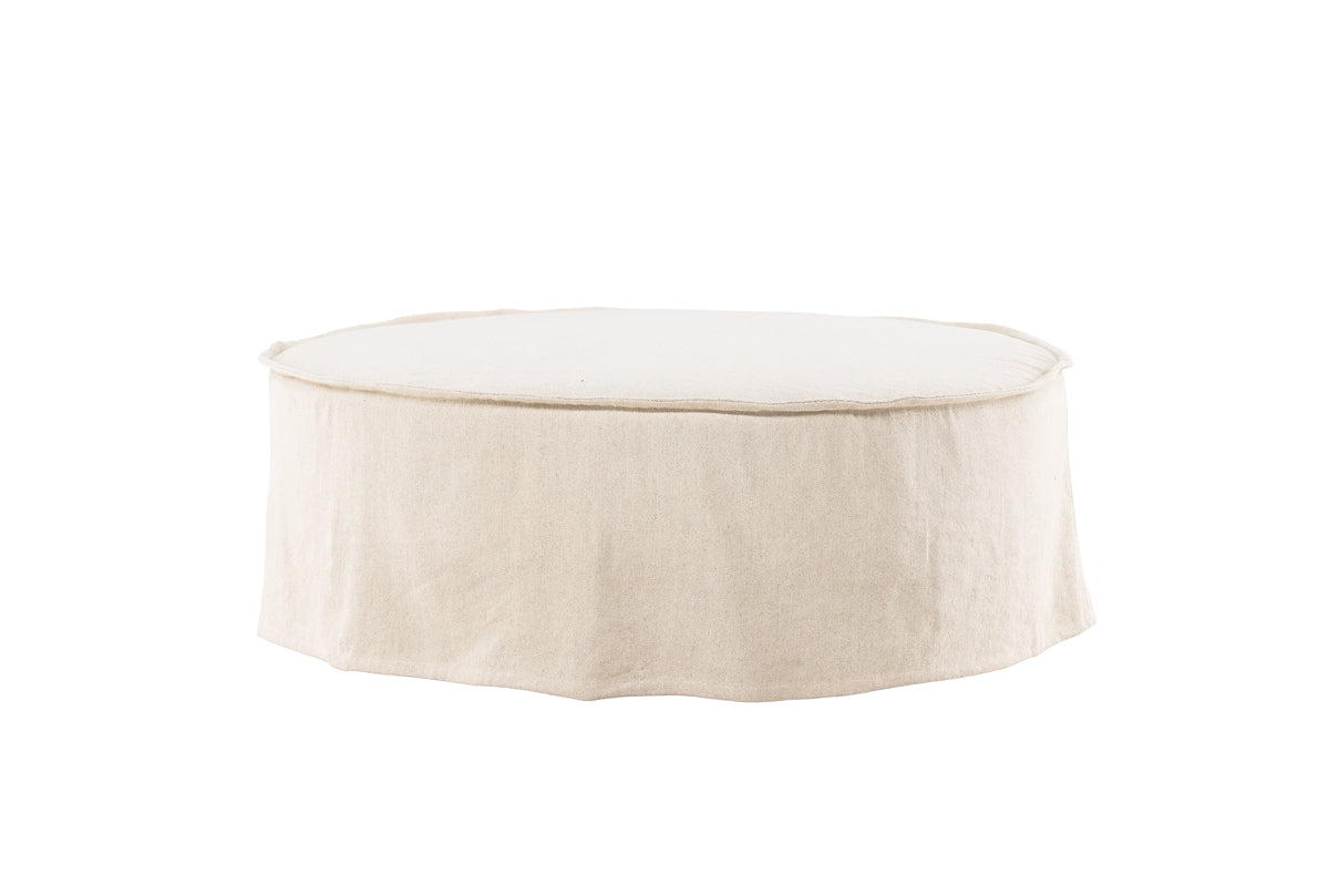 Vindö Ottoman ⌀101 ⌀101 Beige