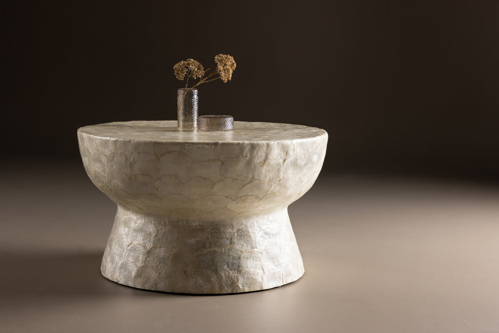 Sandön Soffbord ⌀70 Beige