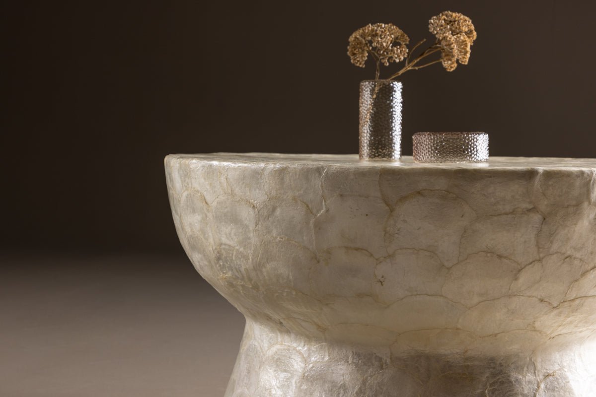 Sandön Soffbord ⌀70 Beige