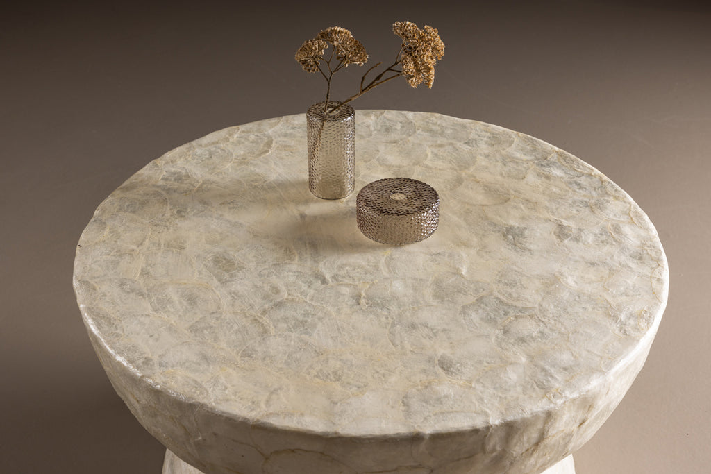 Sandön Soffbord ⌀70 Beige