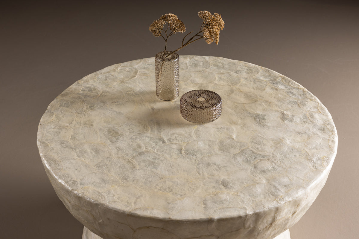 Sandön Soffbord ⌀70 Beige