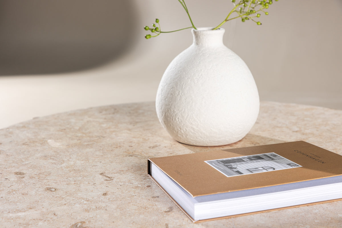 Sandhamn Soffbord ⌀70 Beige