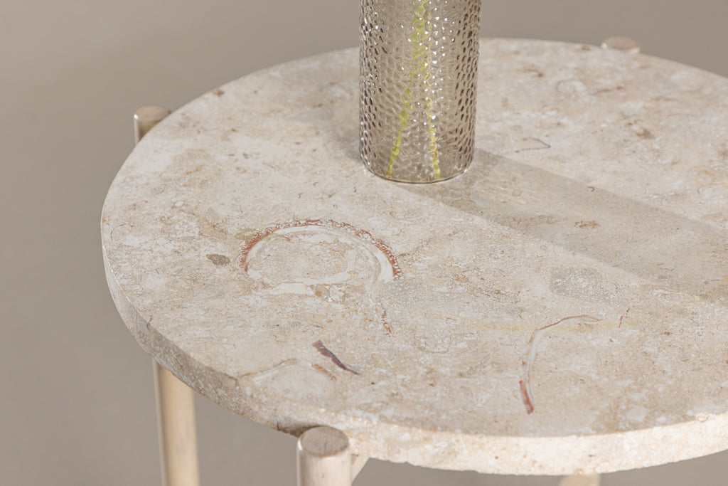 Sandhamn Soffbord ⌀40 Beige