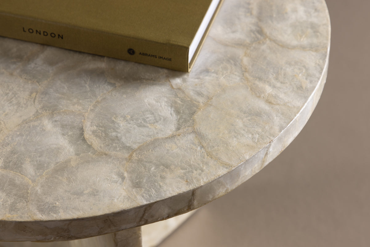 Smögen Soffbord ⌀40 Beige