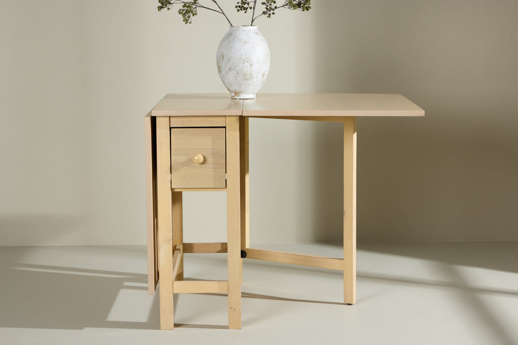 Edward Rektangulära Matbord 30 x 80 Vitputsad