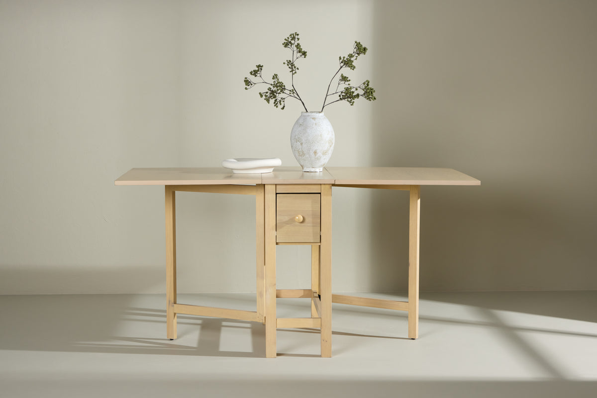 Edward Rektangulära Matbord 30 x 80 Vitputsad