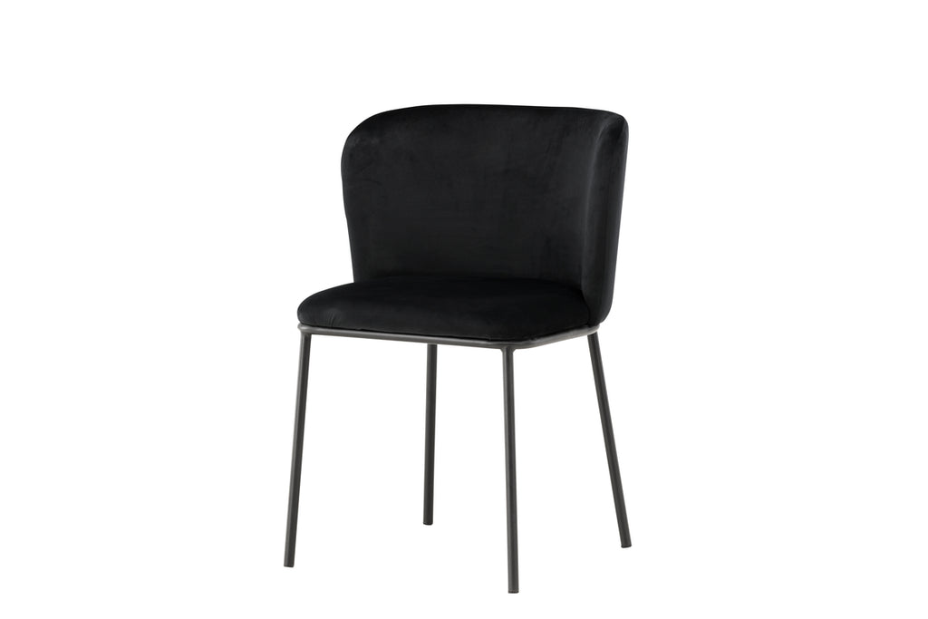 Edina Matstolar 2-pack Svart