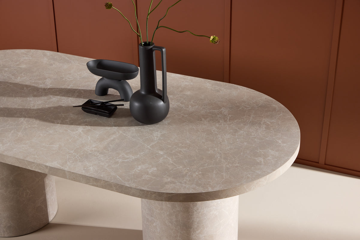 Narvik Rektangulära Matbord 200 x 100 Beige