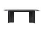 Tyresö Ovala Matbord 220 x 100 Svart