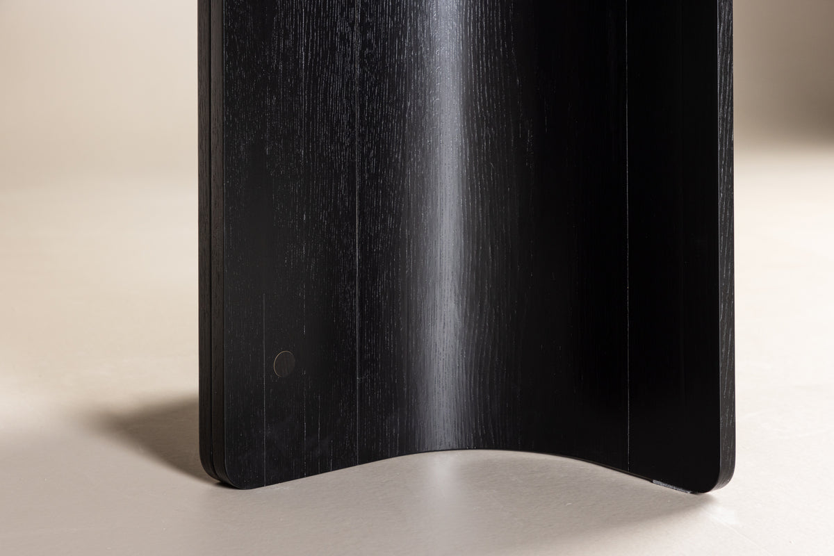 Tyresö Ovala Matbord 220 x 100 Svart