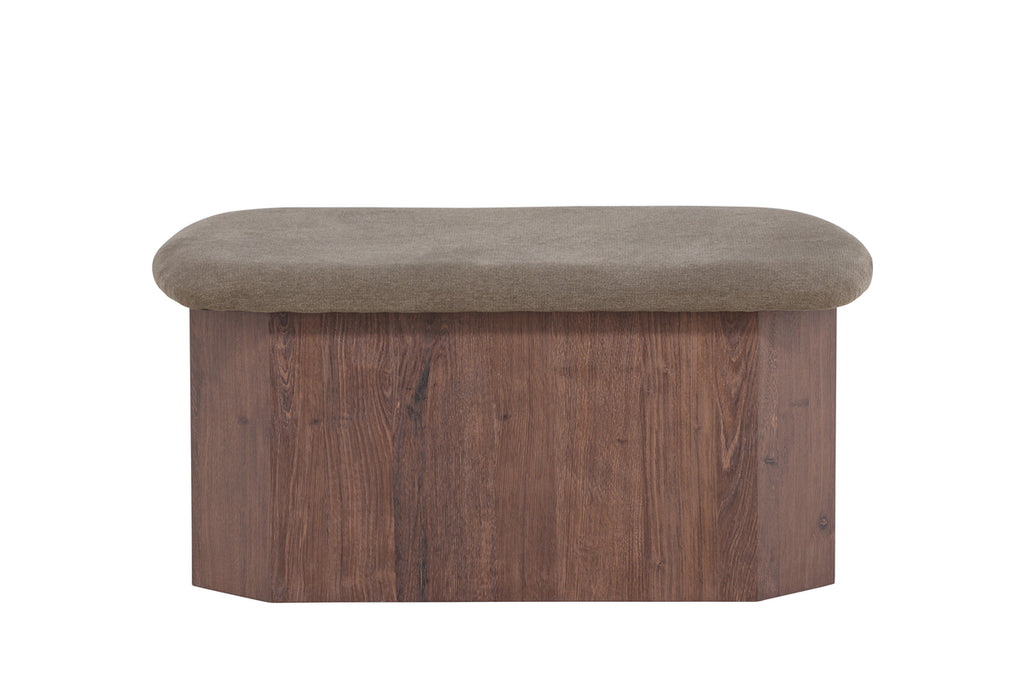 Todd Ottoman 59 x 42 x 88 Brun