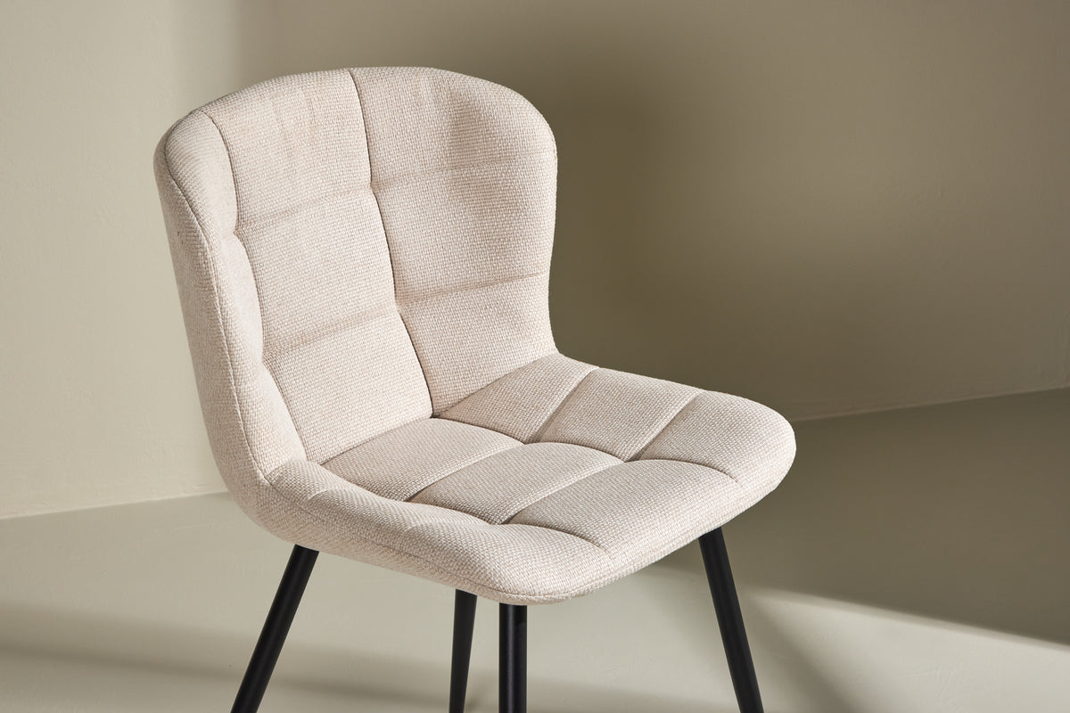 Lily Matstolar 2-pack Beige