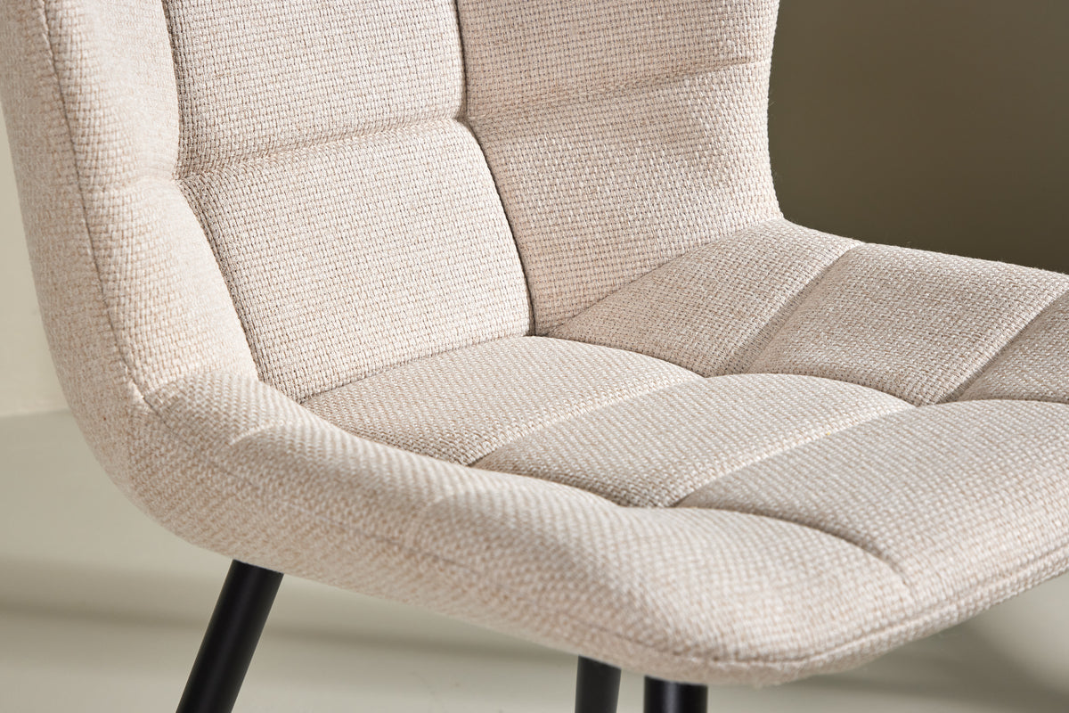 Lily Matstolar 2-pack Beige