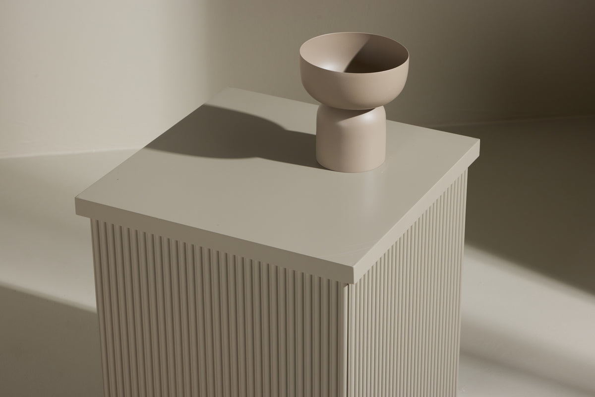 Lenox Sidobord 40 x 40 Beige