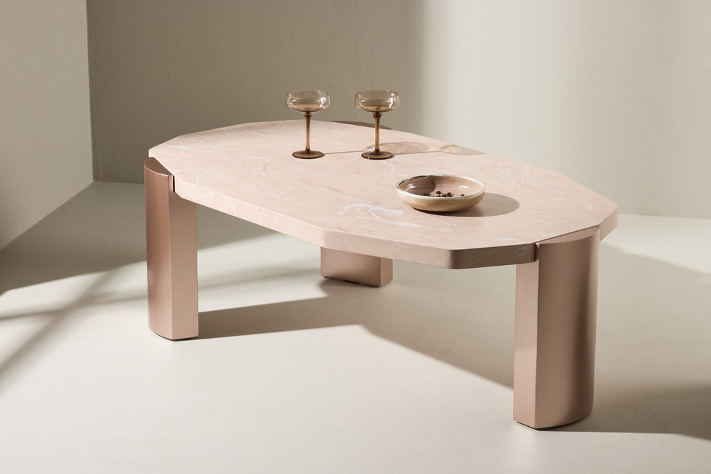 Kres Soffbord 125 x 71 Rosa