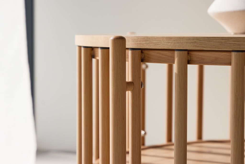 Rubbo Soffbord ⌀80 Natur