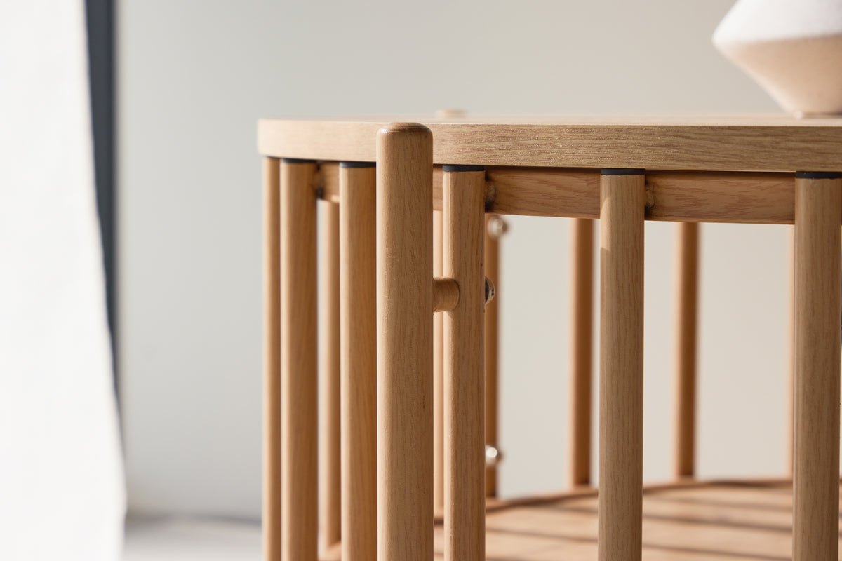 Rubbo Soffbord ⌀80 Natur