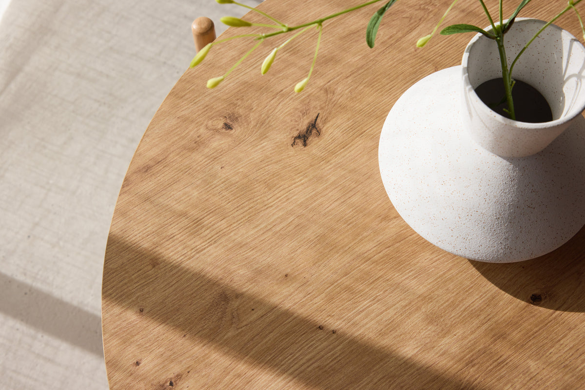 Rubbo Soffbord ⌀80 Natur