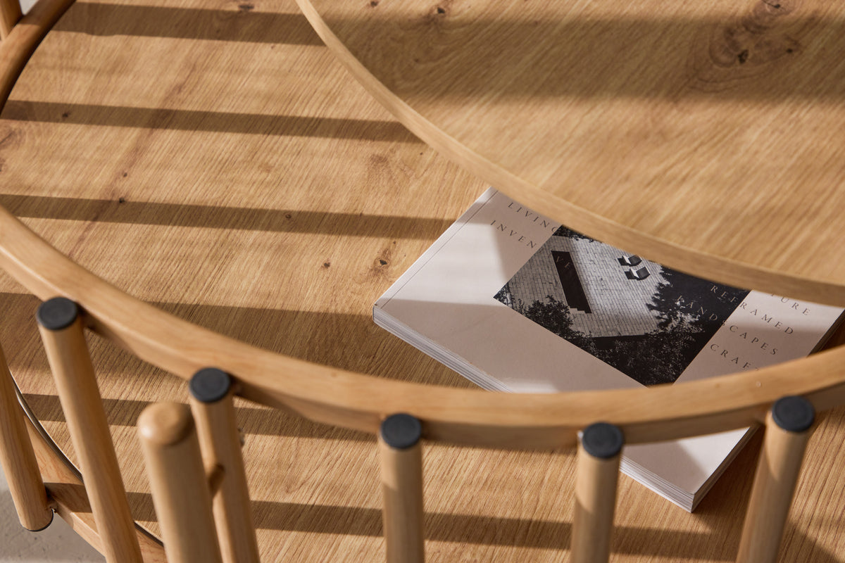 Rubbo Soffbord ⌀80 Natur