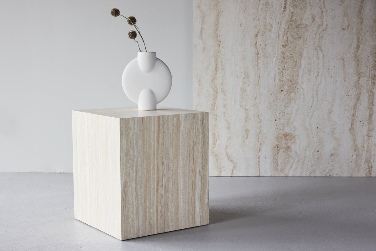 York Soffbord 40 x 40 Beige