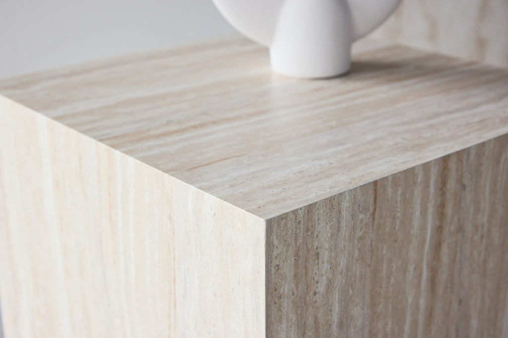 York Soffbord 40 x 40 Beige