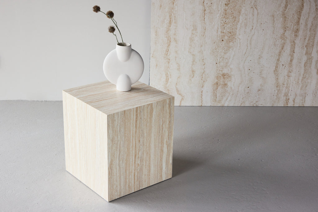 York Soffbord 40 x 40 Beige