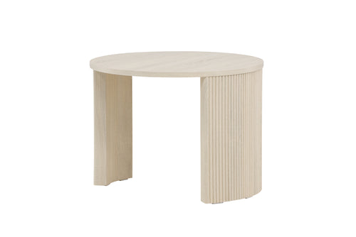 Bristol Soffbord ⌀60 Vitputsad