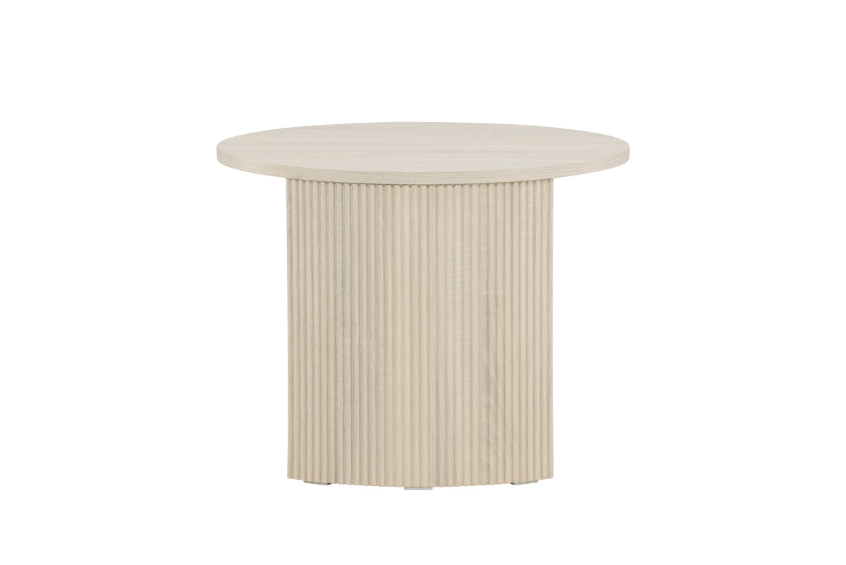 Bristol Soffbord ⌀60 Vitputsad