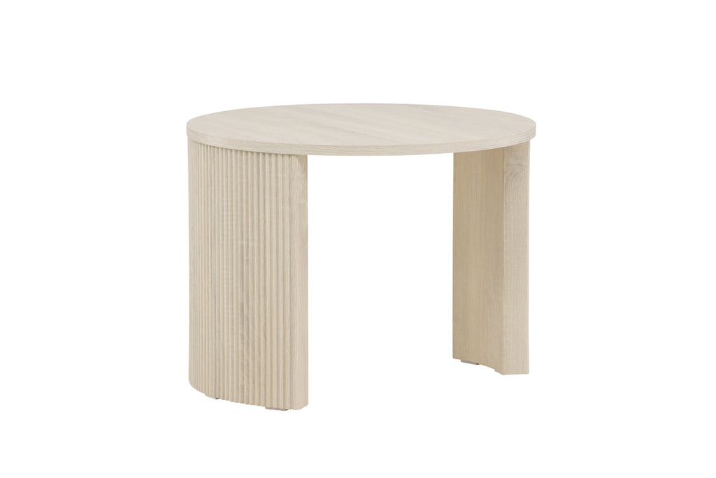 Bristol Soffbord ⌀60 Vitputsad