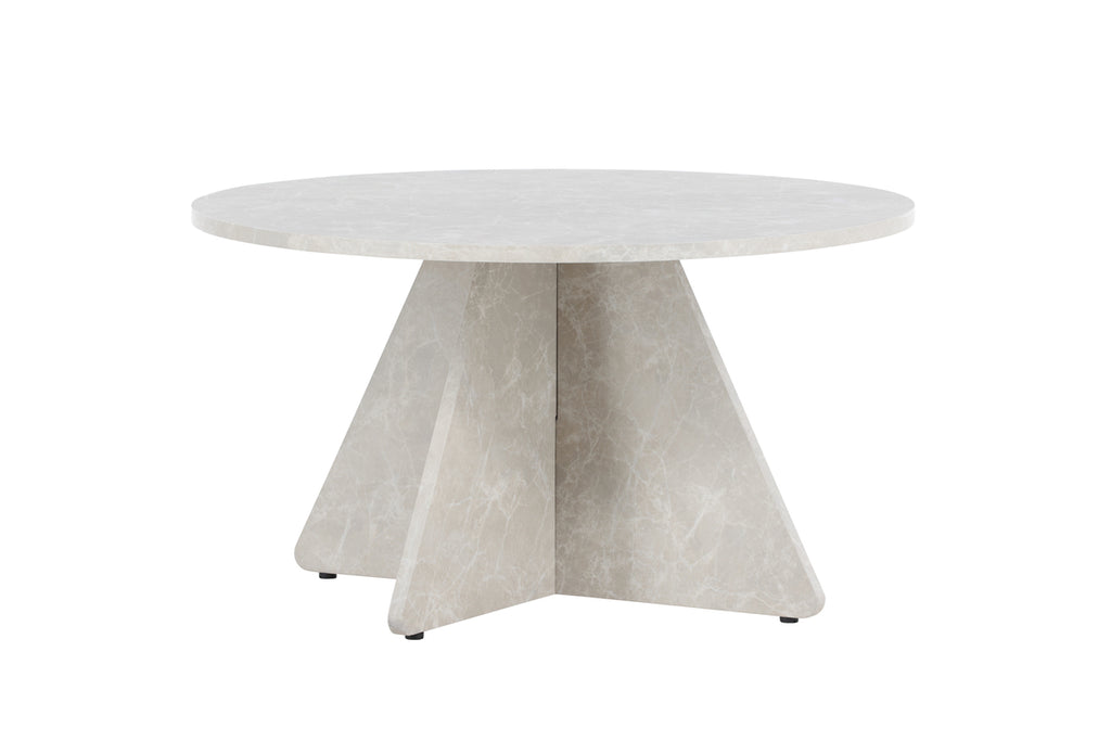 Bootcut Soffbord ⌀80 Beige