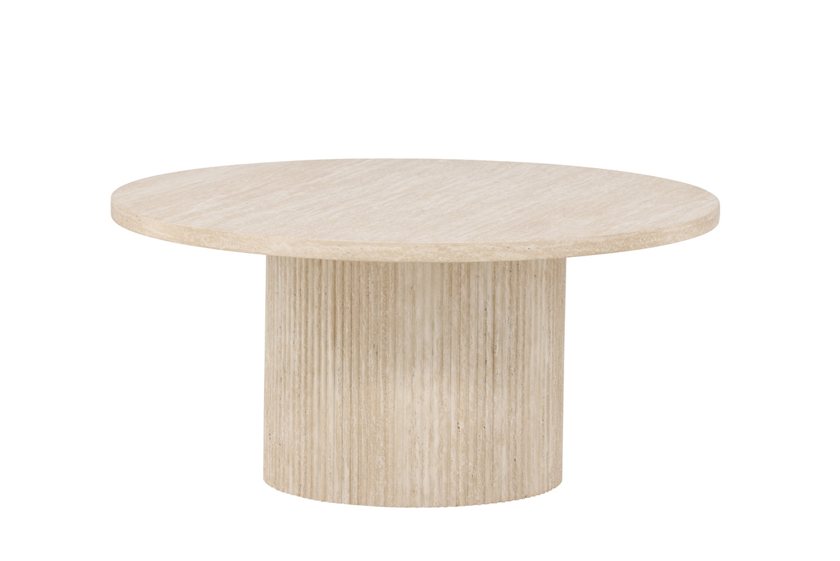 Härön Soffbord ⌀80 Beige