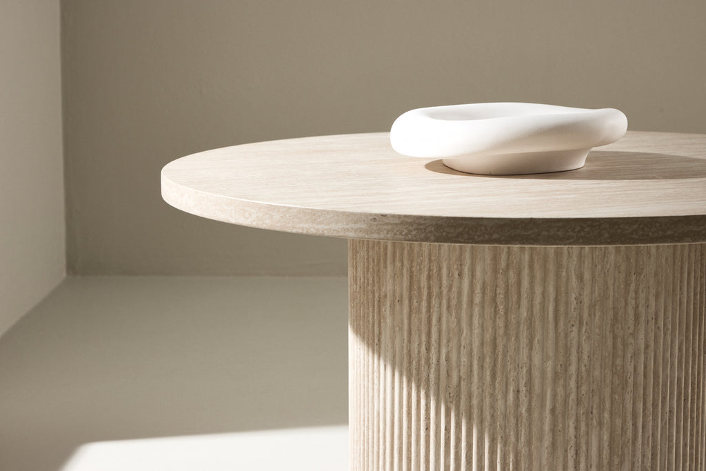 Härön Soffbord ⌀80 Beige