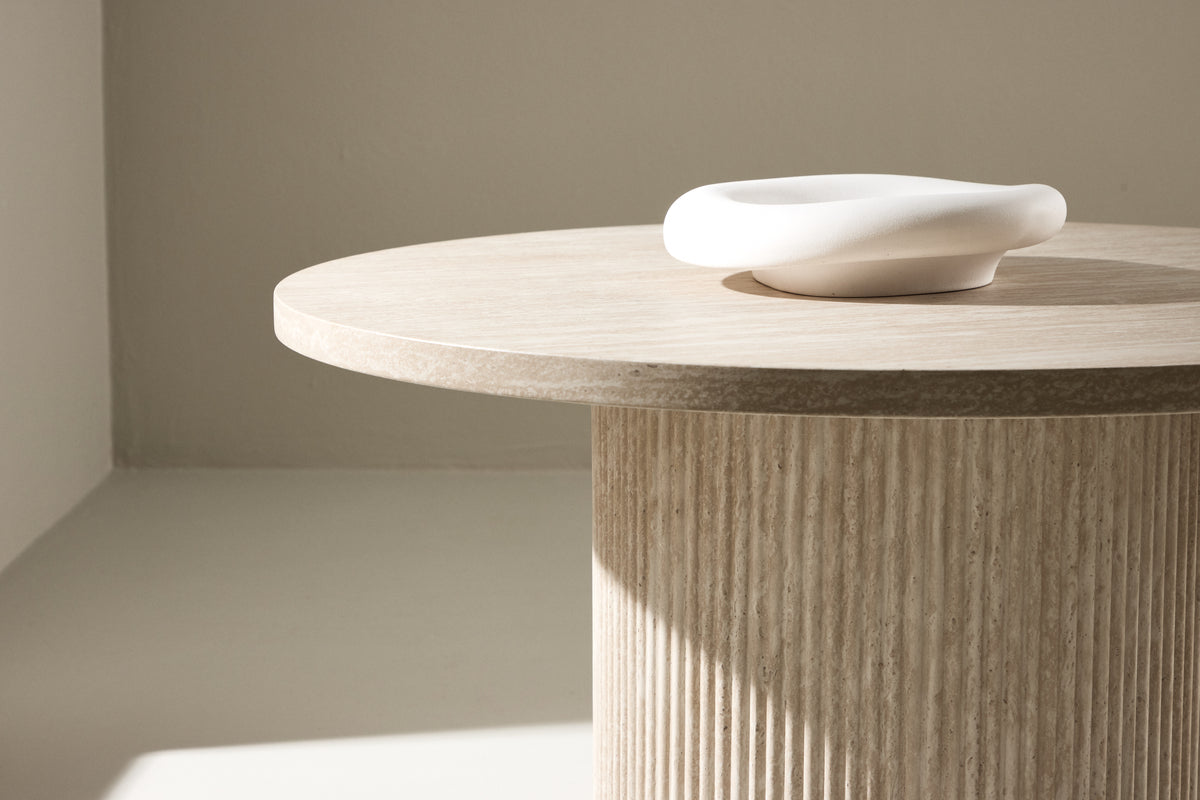 Härön Soffbord ⌀80 Beige