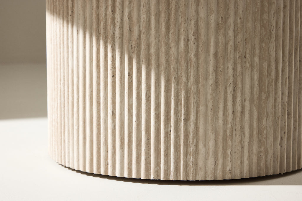 Härön Soffbord ⌀80 Beige