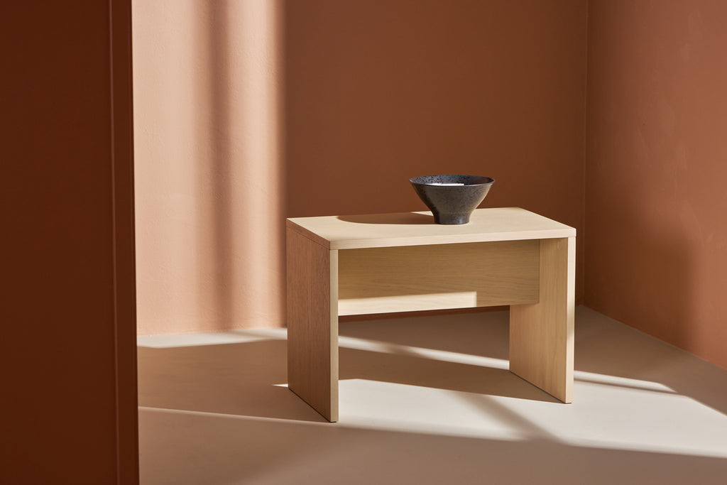 Juni Soffbord 58 x 35 Vitputsad