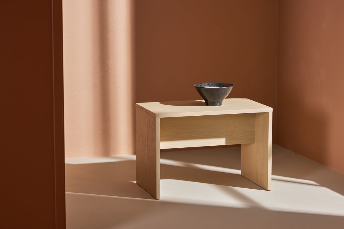 Juni Soffbord 58 x 35 Vitputsad